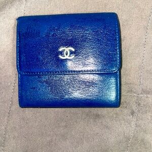 AUTHENTIC BLUE CHANEL WALLET